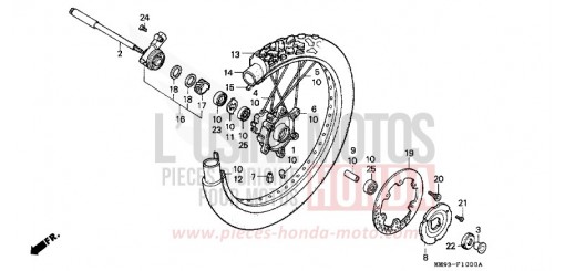 FRONT WHEEL XL600VM de 1991